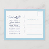 Hochzeit des Leuchtturms "Ocean Mountain" rettet d Einladungspostkarte (Rückseite)