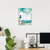 Hochzeit des Leuchtturms Poster (Heimbüro)