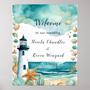 Hochzeit des Leuchtturms Poster