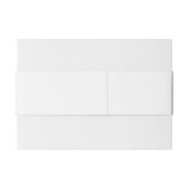 Hochzeit des Minimalistischen Fotos Einladungsbanderole (Rückseitenbeispiel)