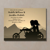 Hochzeit des Motorrades Einladung