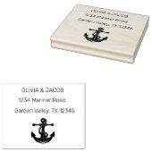 Hochzeit des Nautic Anchor-Sees Gummistempel (Stempel)