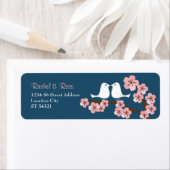 Hochzeit des Navy Blue & Pink Cherry Blossom Sprin (Insitu)