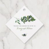Hochzeit des Olive Geschenkanhänger (Vorderseite)