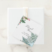 Hochzeit des Pinienwaldes Geschenkanhänger (Beispiel)