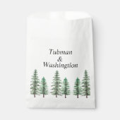 Hochzeit des Pinienwaldes Geschenktütchen (Vorderseite)