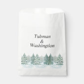 Hochzeit des Pinienwaldes Geschenktütchen (Vorderseite)