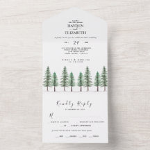 Hochzeit des Pinienwaldes im Wasser