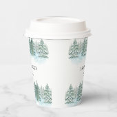 Hochzeit des Pinienwaldes Pappbecher (Links)