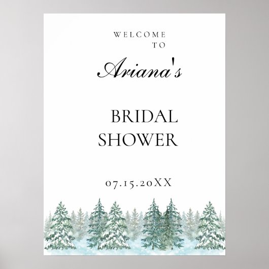 Hochzeit des Pinienwaldes Poster (Vorne)