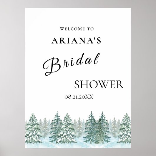 Hochzeit des Pinienwaldes Poster (Vorne)