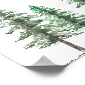 Hochzeit des Pinienwaldes Poster (Ecke)