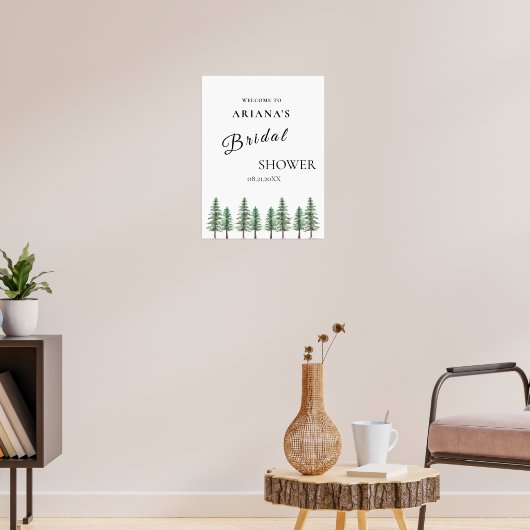 Hochzeit des Pinienwaldes Poster (Wohnzimmer 3)