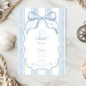Hochzeit des Schiffes der Nautischen Marine Save The Date