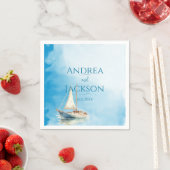 Hochzeit des Segelbootes Serviette (Beispiel)