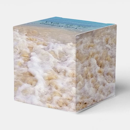 Hochzeit des tropischen Ozeans Geschenkschachtel (Rückseite)