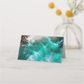 Hochzeit des tropischen Ozeans Platzkarte (Rückseite)