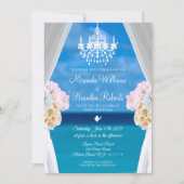 Hochzeit des tropischen Sommers Einladung (Vorderseite)