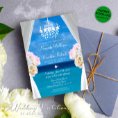 Hochzeit des tropischen Sommers Einladung