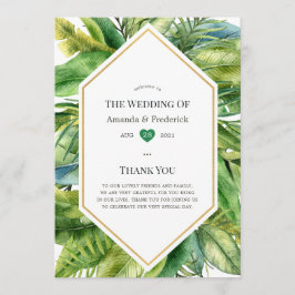 Hochzeit des tropischen Sommers mit Wasserfarbe Programm