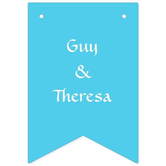 Hochzeit des tropischen Strandes Wimpelkette (Zweite Fahne)