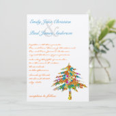 Hochzeit des verzauberten Pinienwaldes Einladung (Stehend Vorderseite)