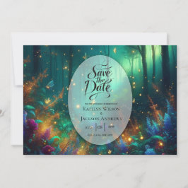 Hochzeit des verzauberten Waldes von strahlenden J Save The Date