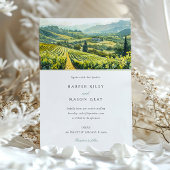 Hochzeit des verzauberten Weingartens Napa Einladung