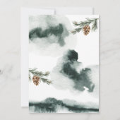 Hochzeit des Waldwaldes Einladung (Rückseite)