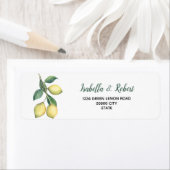 Hochzeit des Watercolor Lemon Tree Branch (Insitu)