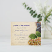 Hochzeit des Weinguts Save the Date (Stehend Vorderseite)