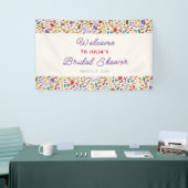 Hochzeit des Wildgartens Rose Woods Exotic Flower Banner (Messeveranstaltung)