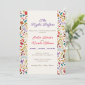 Hochzeit des Wildgartens Rose Woods Exotic Flower Einladung (Stehend Vorderseite)