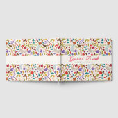 Hochzeit des Wildgartens Rose Woods Exotic Flower Gästebuch (Voll)