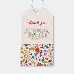 Hochzeit des Wildgartens Rose Woods Exotic Flower Geschenkanhänger