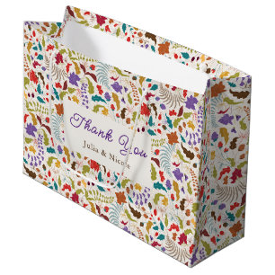 Hochzeit des Wildgartens Rose Woods Exotic Flower Große Geschenktüte