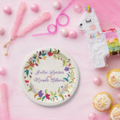 Hochzeit des Wildgartens Rose Woods Exotic Flower Pappteller (Party)