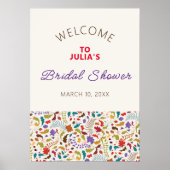 Hochzeit des Wildgartens Rose Woods Exotic Flower Poster (Vorne)