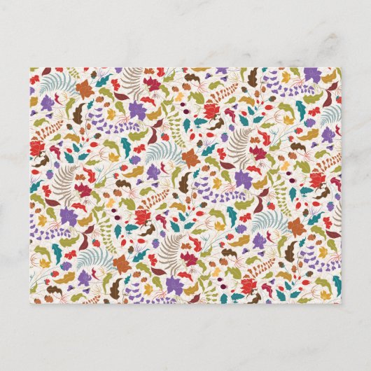 Hochzeit des Wildgartens Rose Woods Exotic Flower Postkarte (Vorderseite)