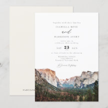 Hochzeit des Yosemite Nationalparks Skyline