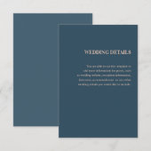Hochzeit Detail Begleitkarte (Vorne/Hinten)