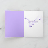 Hochzeit, die mich durch den Gang führt Karte (Innenseite)