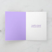 Hochzeit, die mich durch den Gang führt Karte (Innenseite)