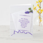 Hochzeit, die mich durch den Gang führt Karte (Gelbe Blume)