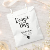 Hochzeit Doggie Leckerei Fvor Bags Geschenktütchen (Ausgeschnitten)
