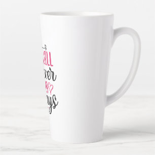 Hochzeit, du wirst für immer mein immer sein milchtasse