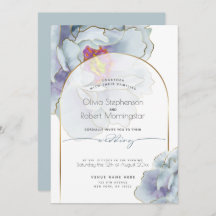 HOCHZEIT | Dusty Blue Tropical Peony