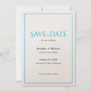 Hochzeit Ehe Minimalistische Kalligrafie Schrift Save The Date