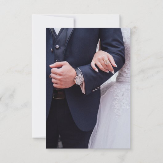 Hochzeit Eheschließung Ehemann Ehefrau Brautbräu Einladung (Vorderseite)