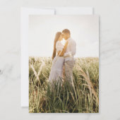 Hochzeit eines Aquarellhauses Einladung (Rückseite)